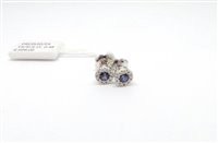 Orecchini Namuri Donna Rondo in Oro bianco Zaffiro 0.48 Ct ORCOL02/ZA - ORCOL02/ZA